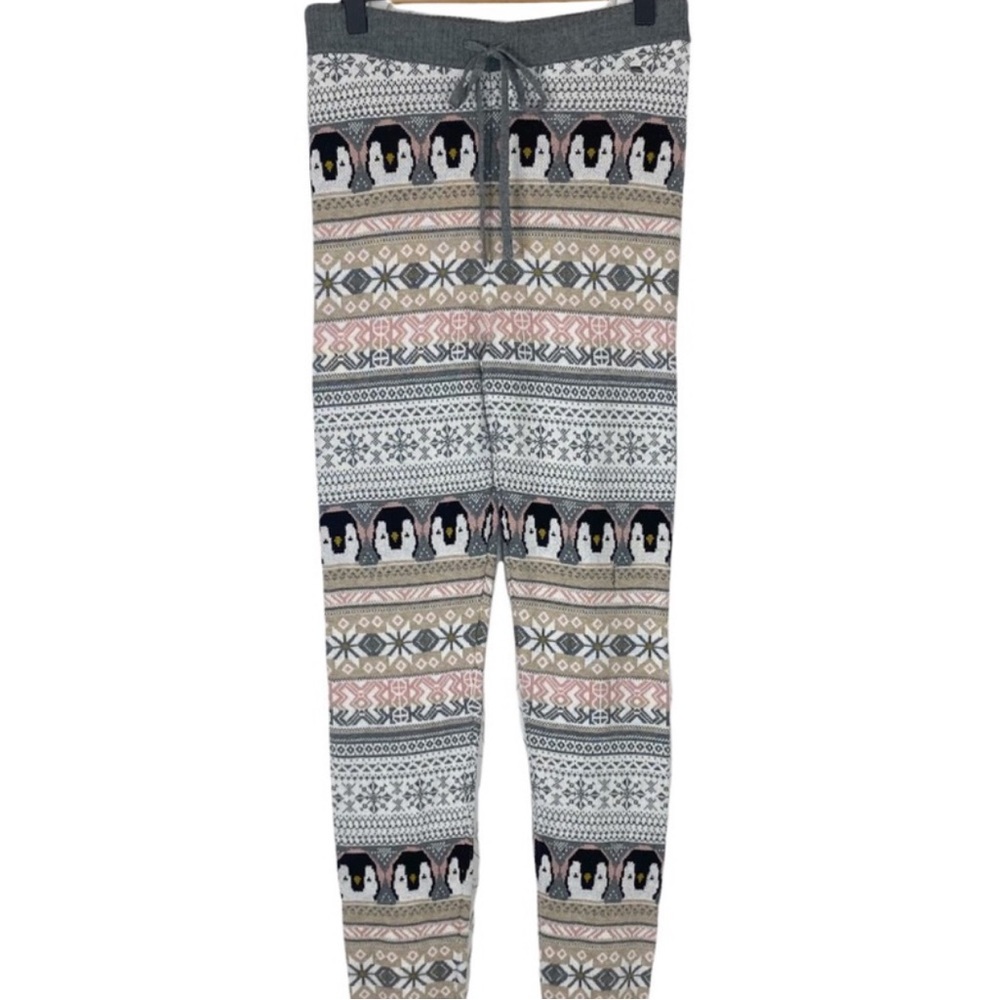AMERICAN EAGLE Penguin Sleepwear Knit Pajama Bottoms Size Small